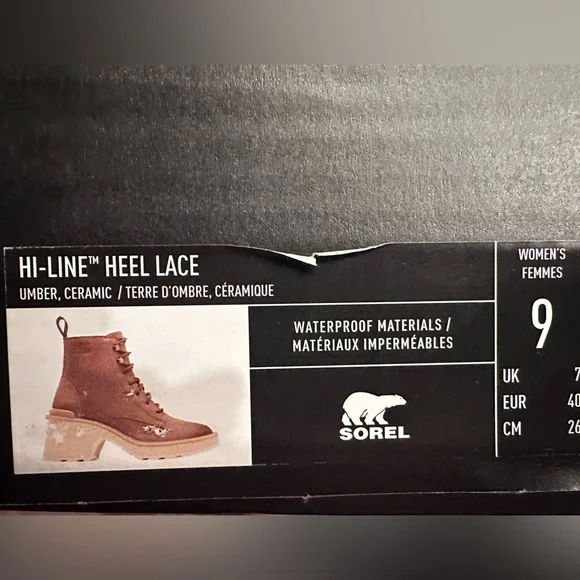 Sorel Hi Line Heel Lace Boots - Picture 6 of 9